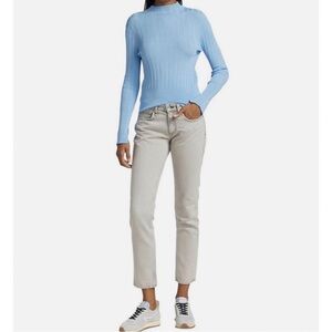 Rag & Bone Dre low rise slim boyfriend jeans in dust gray size 26